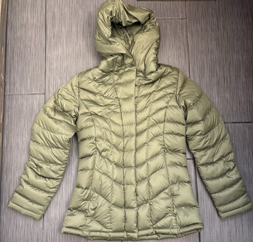 Patagonia Downtown Loft Jacket Green Women’s Size Medium Down Filled Puffer